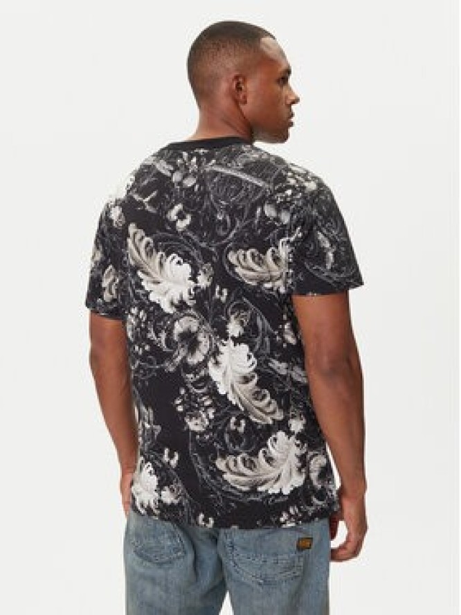 Versace Jeans Couture T-Shirt 79GAH6R0 JS516 Czarny Regular Fit