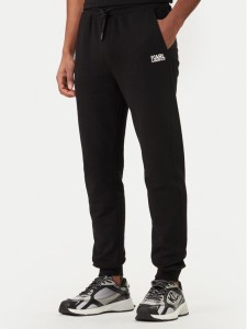 KARL LAGERFELD Spodnie dresowe 705782 562917 Czarny Regular Fit