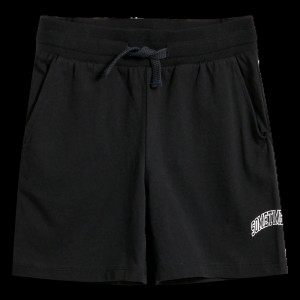hummel stmOCEAN SHORTS w miękkim dżerseju z bawełny ekologicznej – BLACK