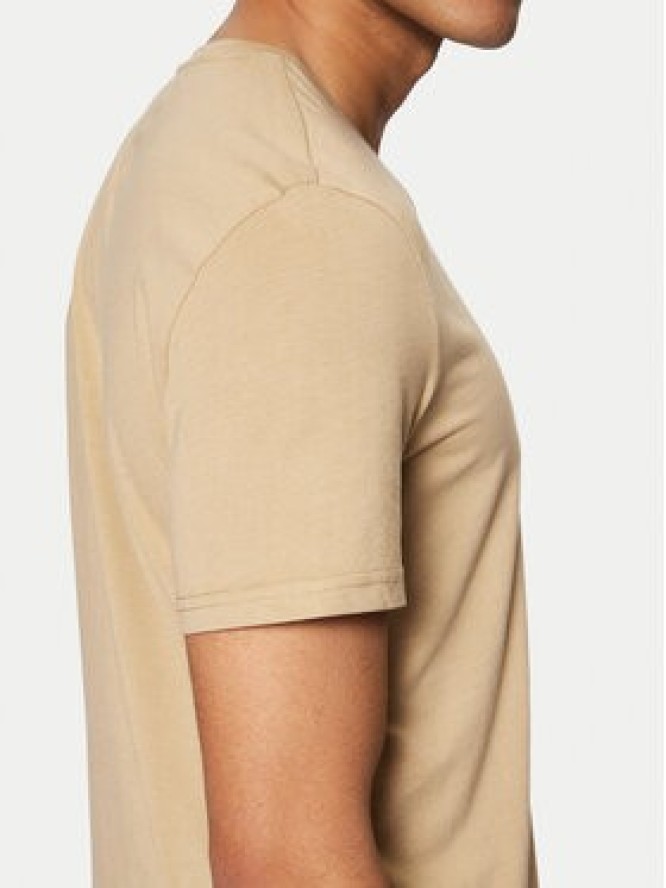 Tommy Jeans T-Shirt Jaspe DM0DM20364 Beżowy Slim Fit