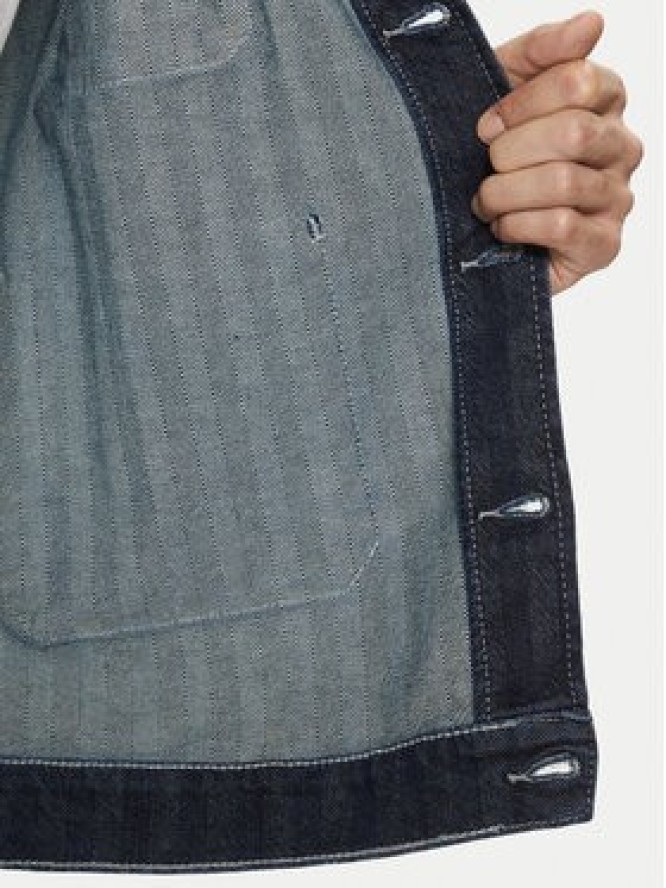 Mustang Kurtka jeansowa Monowi 1015900 Granatowy Boxy Fit