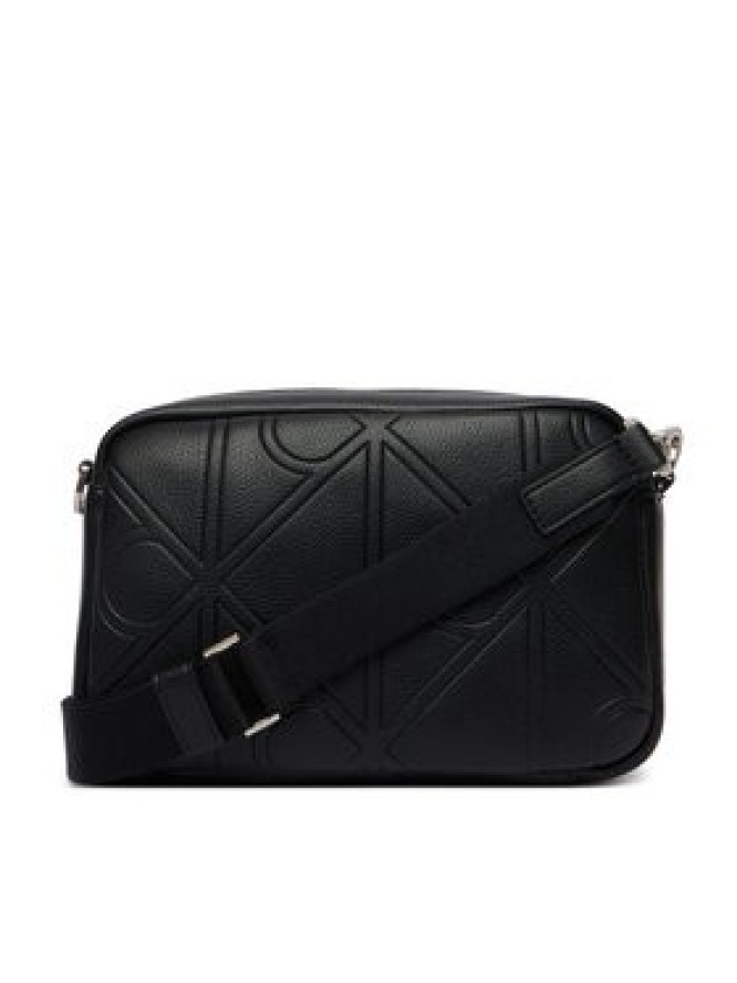 Calvin Klein Saszetka Emblem Aop Emboss Camera Bag LV04D3330G Czarny