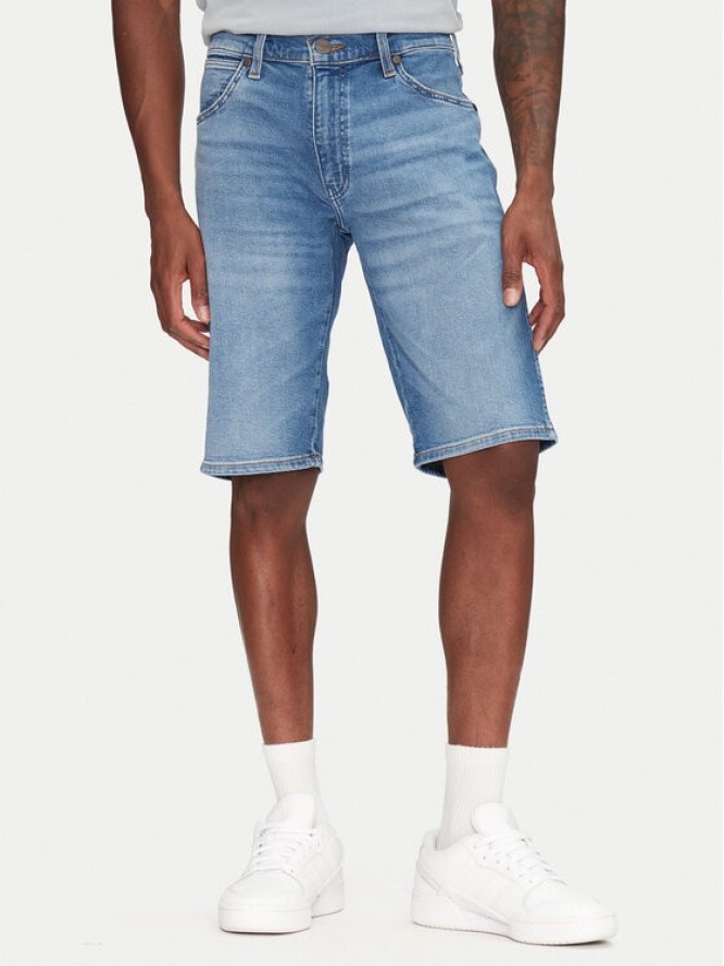 Wrangler Szorty jeansowe Colton 112362488 Niebieski Regular Fit