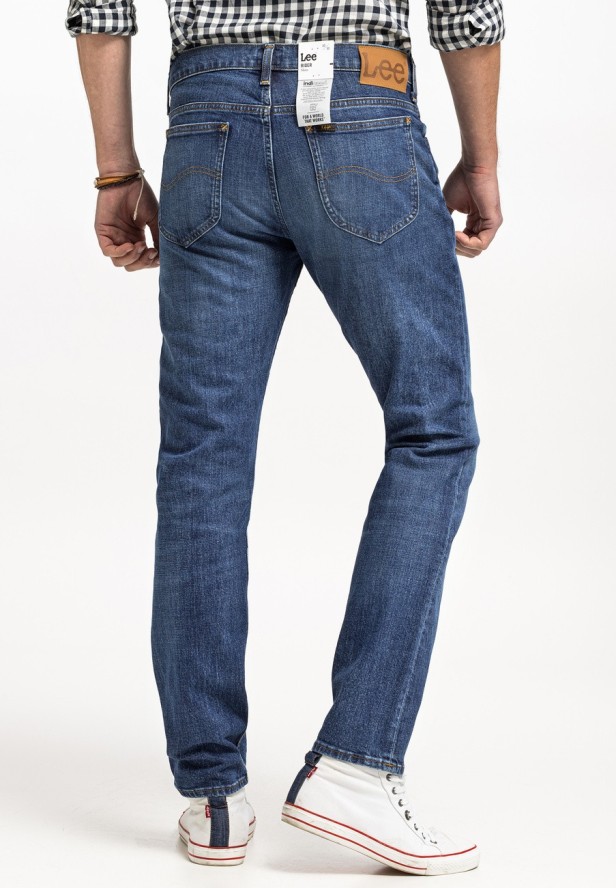 LEE RIDER MĘSKIE SPODNIE JEANSOWE JEANSY DŻINSY WORN FROM RAW L701KNHD 112321976