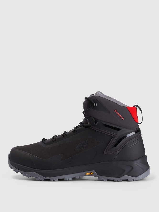 4F Wysokie buty trekkingowe ICE CRACKER z izolacją Primaloft męskie - czarne 45