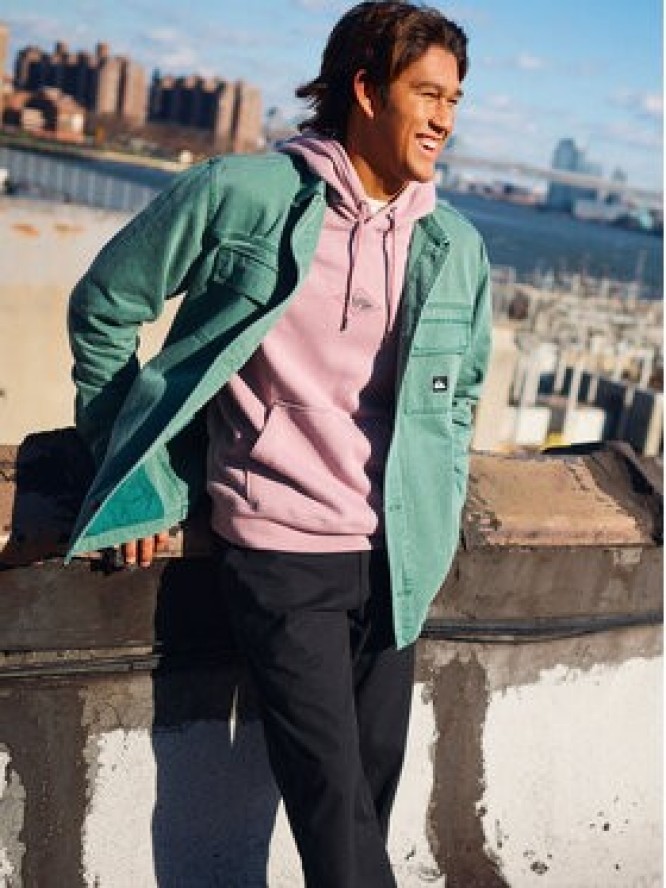 Quiksilver Bluza Graphic EQYFT05131 Fioletowy Regular Fit