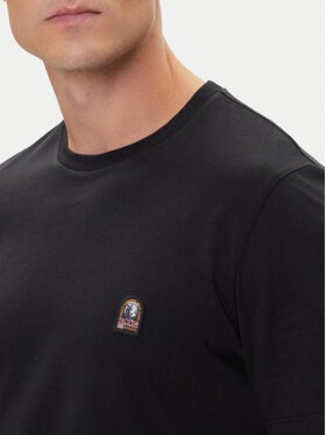 Parajumpers T-Shirt Patch 25WMPMTSEY29 Czarny Regular Fit
