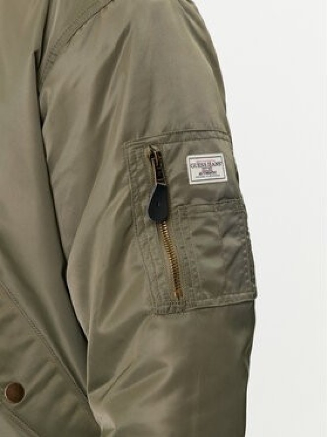 Guess Jeans Kurtka bomber M4YL01 WG932 Khaki Regular Fit