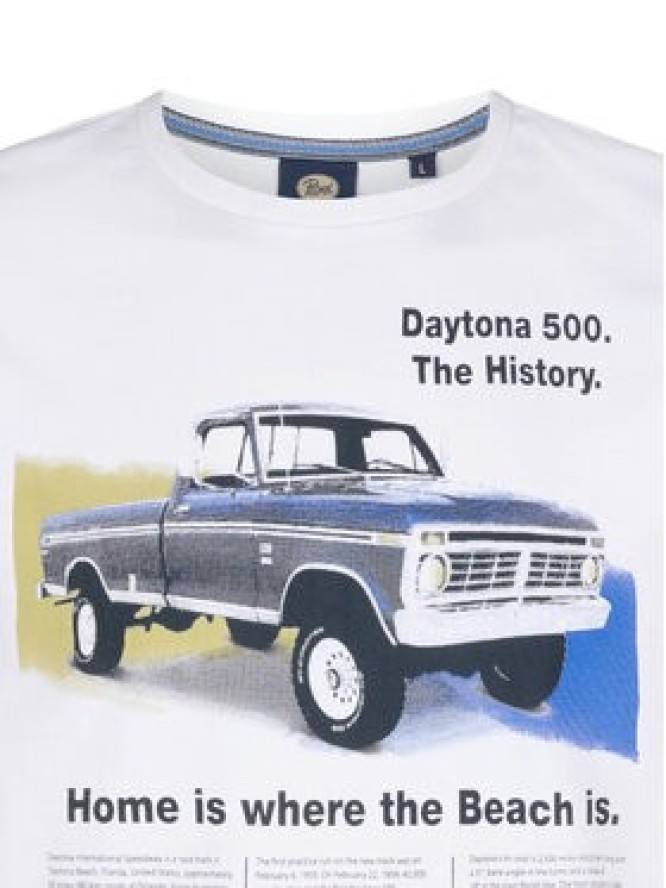 Petrol Industries T-Shirt M-1050-TSR604 Biały Regular Fit