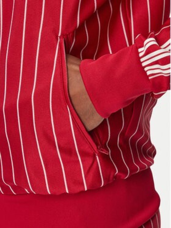 adidas Bluza Firebrid Pinstripes Track Top KR7227 Czerwony Regular Fit
