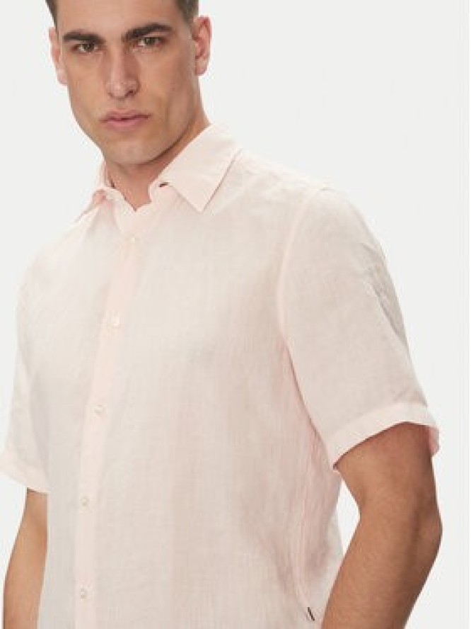 BOSS Koszula 50537382 Różowy Regular Fit