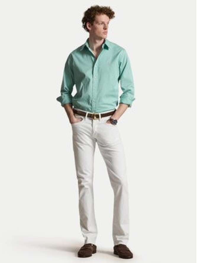 Polo Ralph Lauren Koszula 710B20512008 Zielony Custom Fit