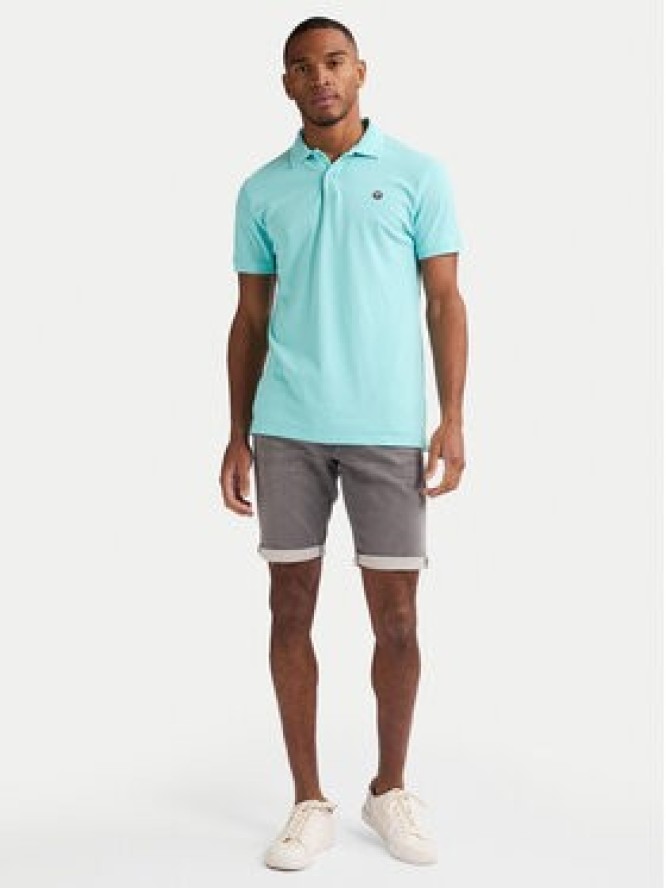 Petrol Industries Szorty jeansowe M-ROS-SHO001 Szary Slim Fit