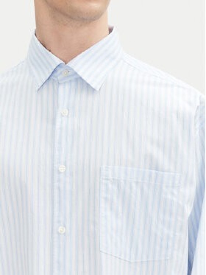 Jack & Jones Koszula Atlas 12271085 Błękitny Wide Fit