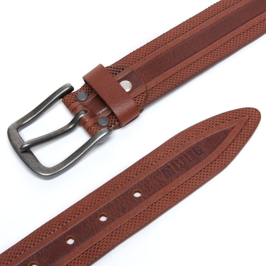 MUSTANG PASEK SKÓRZANY SOPO-MUS143 645 40mm Ledergürtel (RO39-2918A)