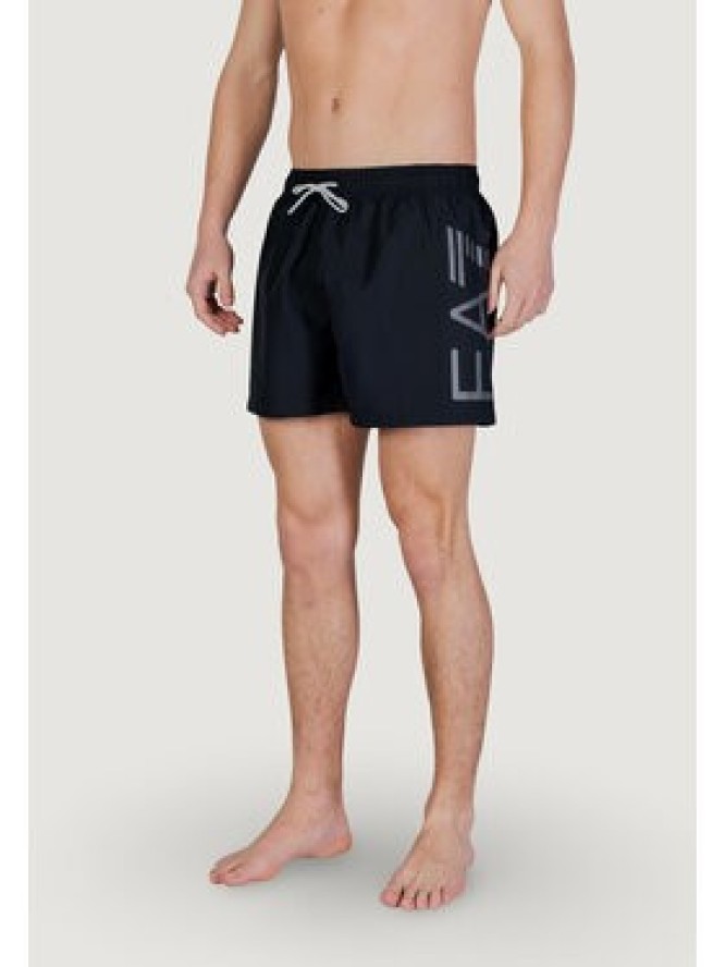 EA7 Emporio Armani Szorty kąpielowe 7M002001 AF14497 MC026 Czarny Regular Fit
