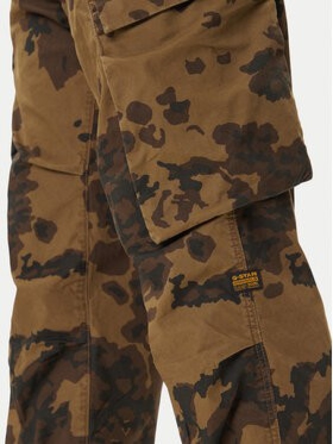 G-Star Raw Spodnie materiałowe R-3N D25224-D553 Zielony Straight Fit