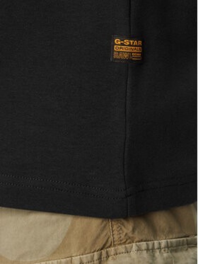 G-Star Raw T-Shirt 90s Logo D28921-D976 Czarny Regular Fit