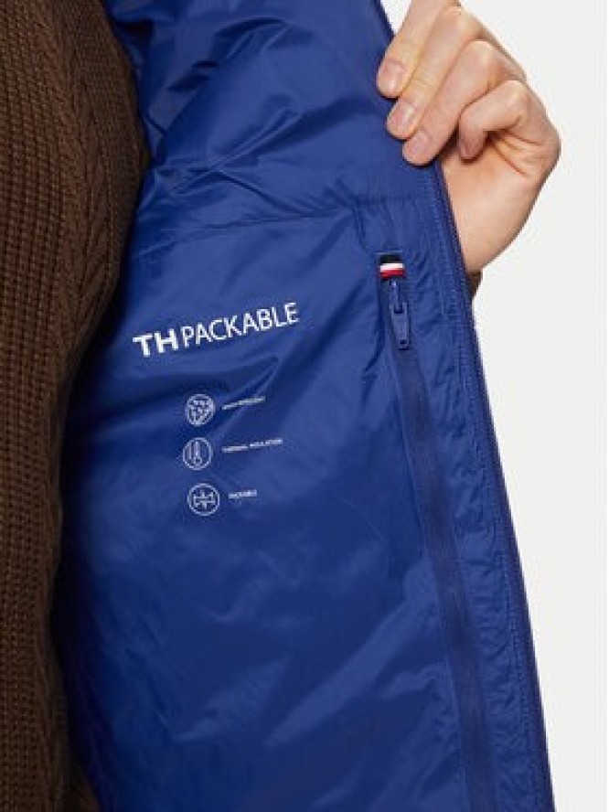 Tommy Hilfiger Kamizelka MW0MW37677 Niebieski Regular Fit