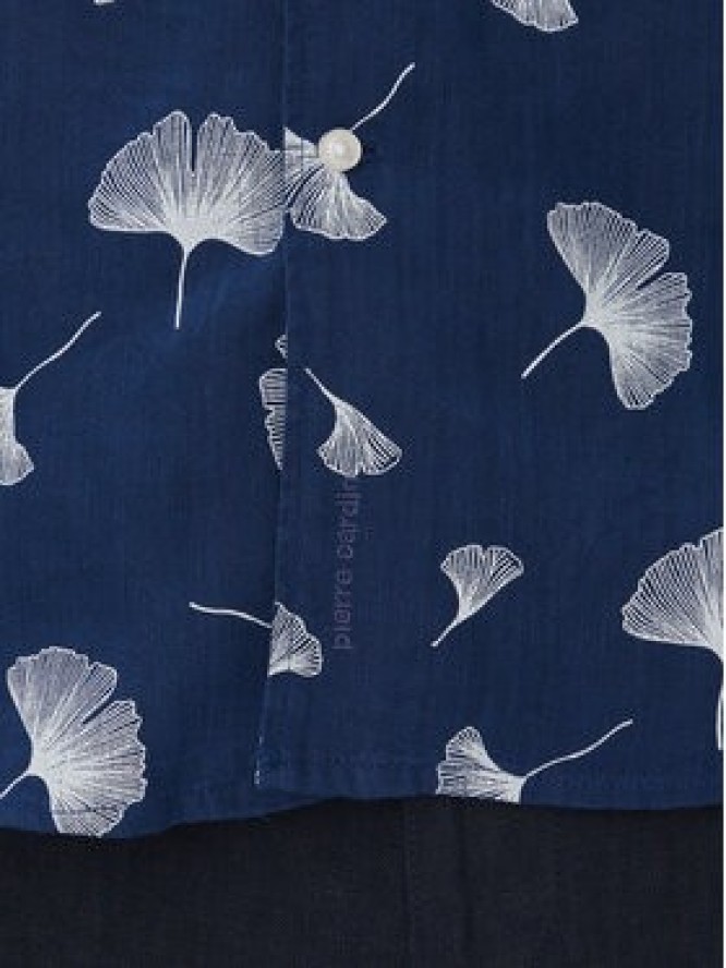 Pierre Cardin Koszula C6 45610.0486 Granatowy Regular Fit