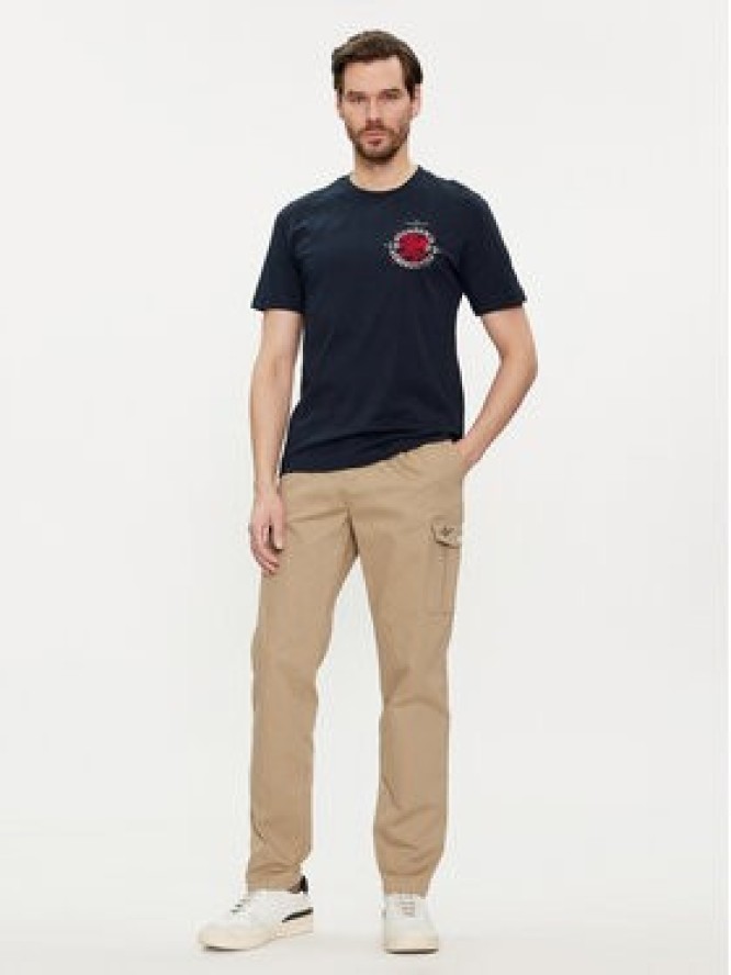 Aeronautica Militare Spodnie materiałowe 241PA1579CT3247 Beżowy Slim Fit