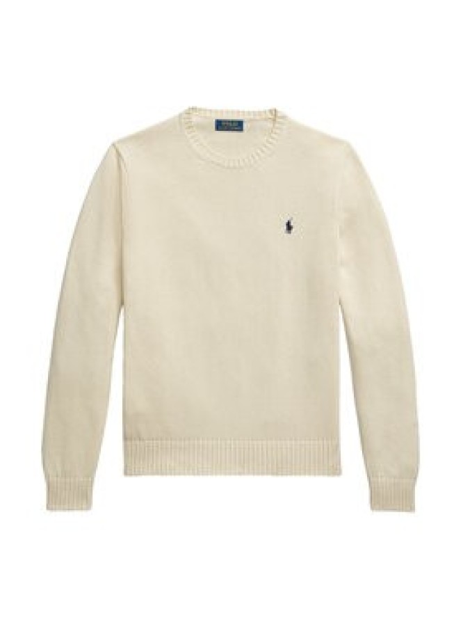 Polo Ralph Lauren Sweter 710810846035 Écru Regular Fit
