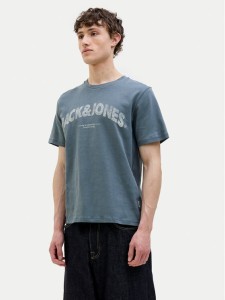 Jack & Jones T-Shirt Almeria 12276962 Niebieski Regular Fit