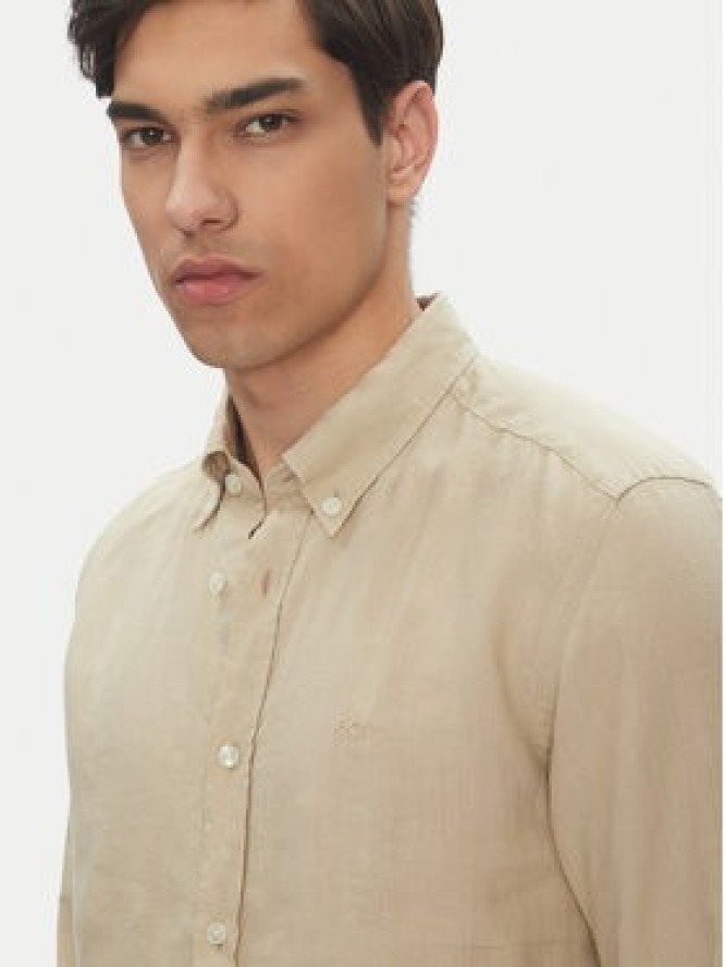 BOSS Koszula H-Roan-Bd-E-C1 50520283 Beżowy Slim Fit