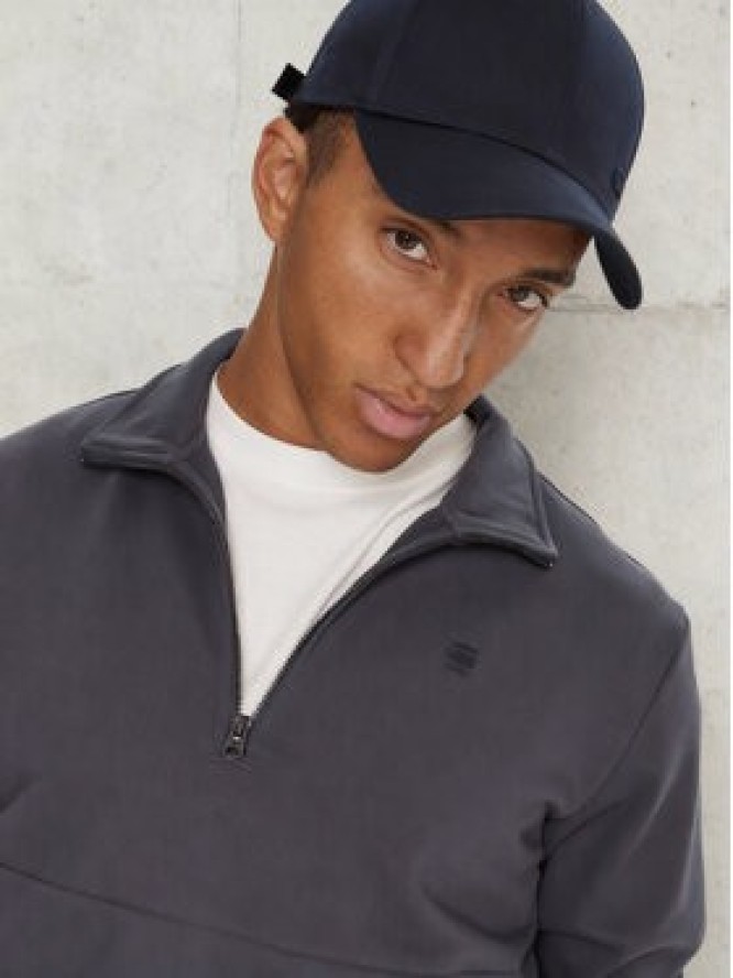 G-Star Raw Bluza Nifous Half Zip D26305-D566 Granatowy Regular Fit