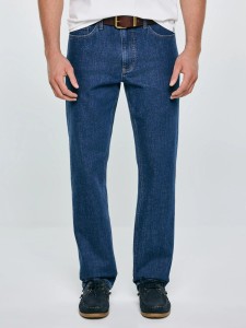 Jeansy męskie z prostą nogawką granatowe Colt 539