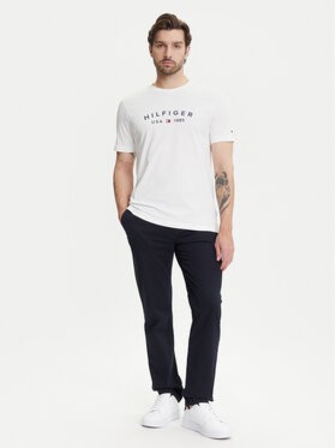 Tommy Hilfiger T-Shirt Fathers Day MW0MW39356 Biały Regular Fit