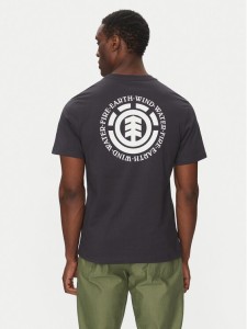 Element T-Shirt ELYZT00490 Czarny Regular Fit