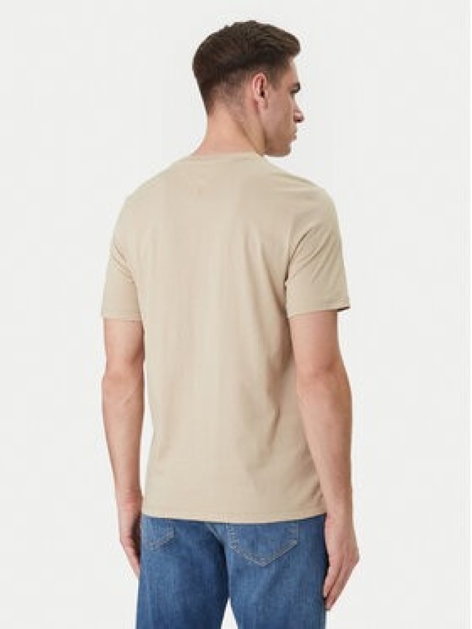 Tommy Hilfiger T-Shirt Brand Love Box MW0MW42366 Beżowy Regular Fit