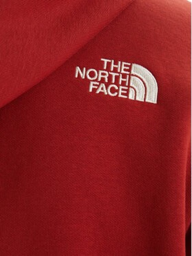 The North Face Bluza Drew Peak NF0A89EM Czerwony ciemny Regular Fit