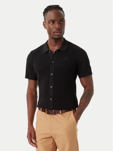 Beverly Hills Polo Club Koszula M7608-HR Czarny Regular Fit