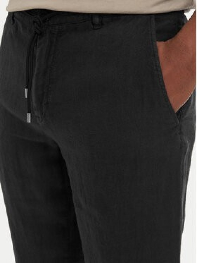 KARL LAGERFELD Chinosy 265358 562818 Czarny Regular Fit