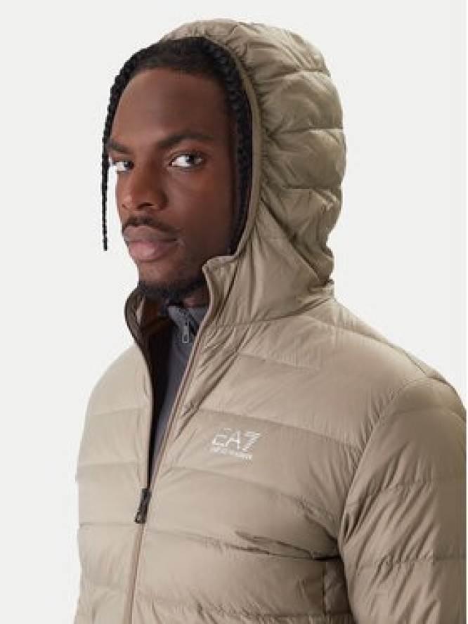 EA7 Emporio Armani Kurtka puchowa 8NPB24 PNGPZ U6167 Beżowy Regular Fit