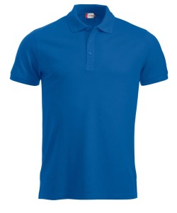 clique Polo Manhattan z dzianiny mieszanej – royal blue