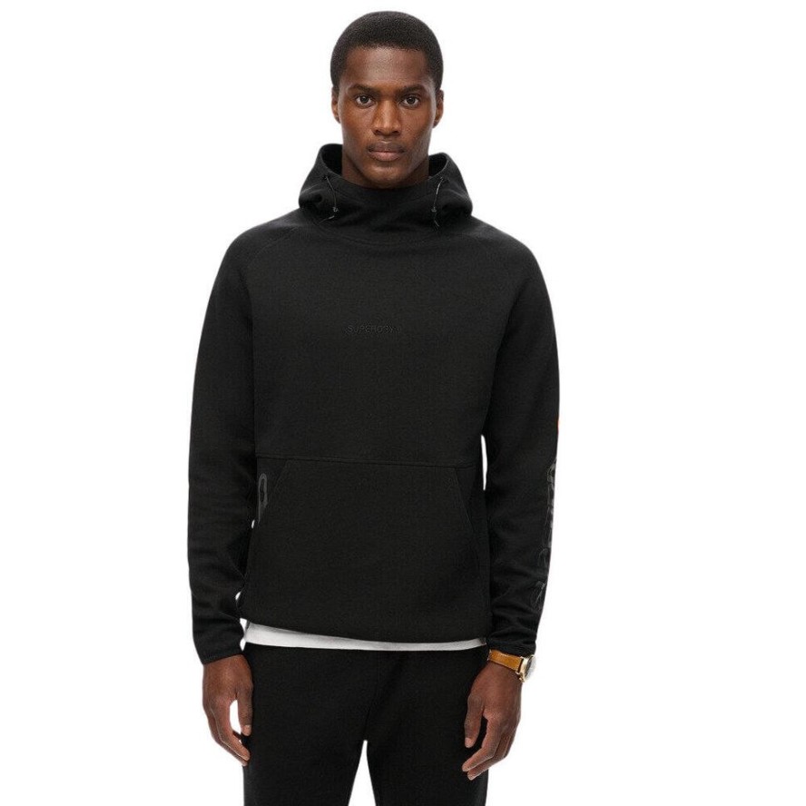 Luźna bluza z kapturem Superdry Tech Logo