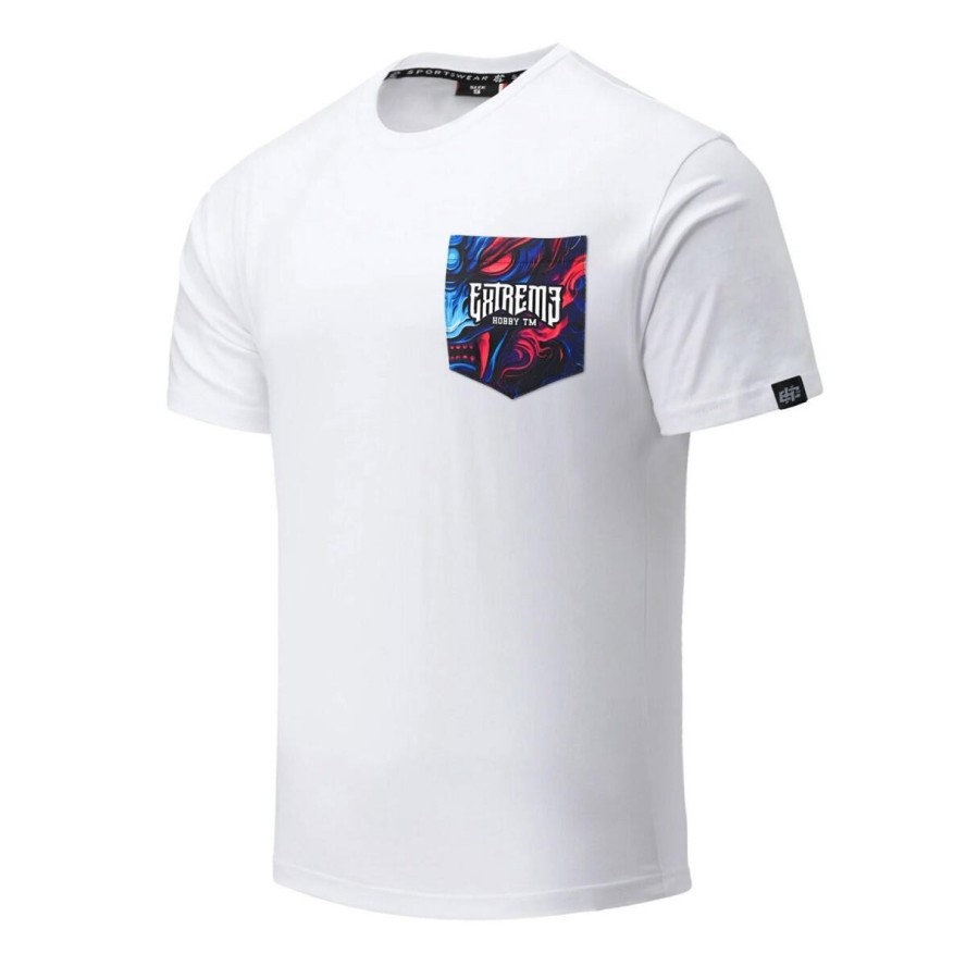 T-shirt Męski z kieszonką EXTREME HOBBY POCKET DEVIL