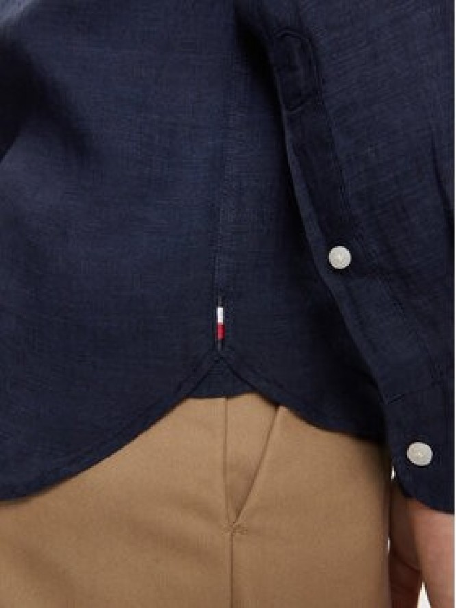 Tommy Hilfiger Koszula MW0MW34602 Granatowy Regular Fit