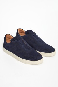 Sneakersy męskie zamszowe CESARE CASADEI