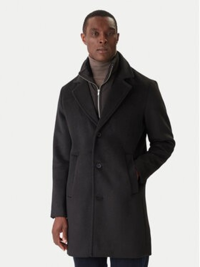Jack & Jones Płaszcz przejściowy Blastanford 12286263 Czarny Regular Fit