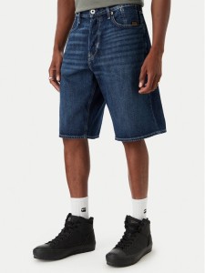 G-Star Raw Szorty jeansowe Deeggie D28474-D536 Niebieski Regular Fit