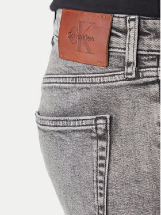 Calvin Klein Jeans Jeansy LV04RF928G Szary Tapered Fit