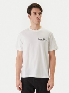 Calvin Klein Jeans T-Shirt LV04RF822G Biały Regular Fit