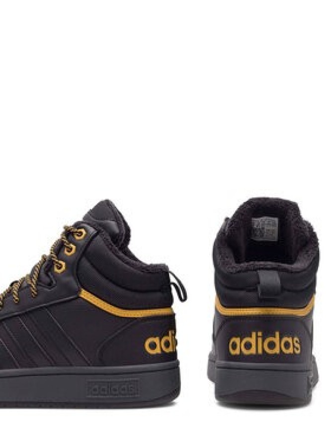adidas Sneakersy HOOPS 3.0 MID WINTER IG7928 Czarny