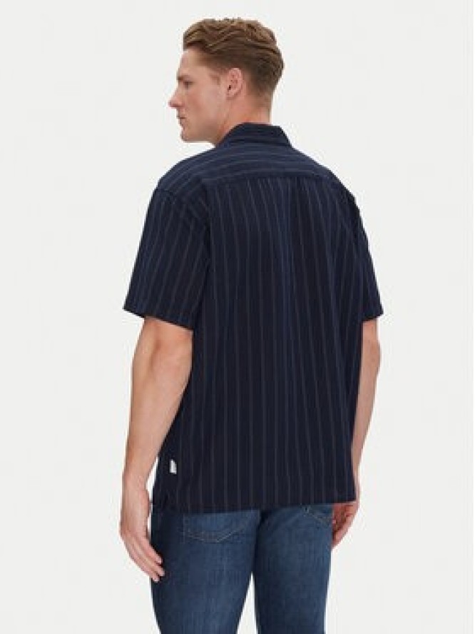 Jack & Jones Koszula Luke 12271099 Granatowy Relaxed Fit