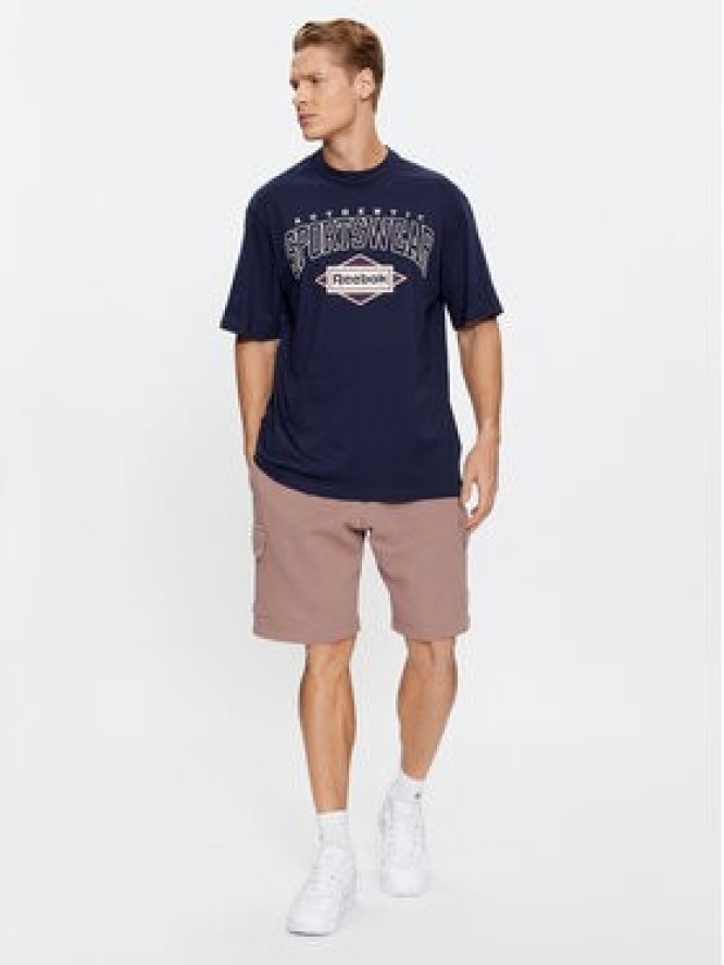 Reebok T-Shirt Sporting Goods IM1505 Granatowy Regular Fit