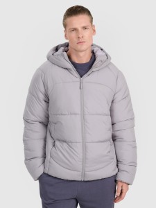 4F Kurtka puchowa z wypełnieniem syntetycznym męska - szara XXL